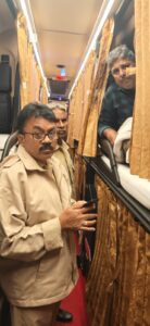 జాతీయ రోడ్డు భద్రతా 37వ మాసోత్సవాలు లో భాగంగా కాంట్రాక్ట్ క్యారేజ్ బస్సులను తనిఖీ చేసిన మోటార్ వెహికల్ ఇన్స్పెక్టర్ ఎస్ నాగరాజా నాయక్