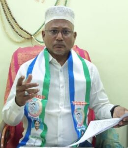 మత సామరస్యానికి ప్రతీక  రంజాన్ రాష్ట్ర వైఎస్ఆర్సిపి అధికారిక ఇఫ్తార్  రాష్ట్ర వైఎస్ఆర్సిపి కార్యదర్శి మైనారిటీ.. బాజీ బాబా